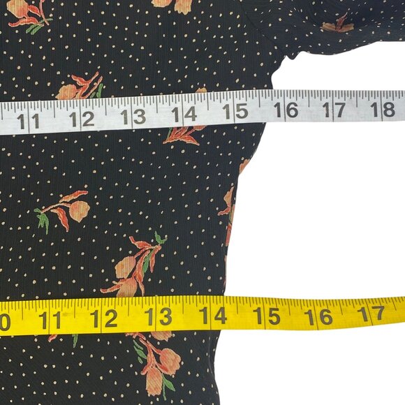 90s Y2K Moda Intl Babydoll Dress | Black Rose | USA | Fairy Grunge Whimsigoth - Picture 14 of 15